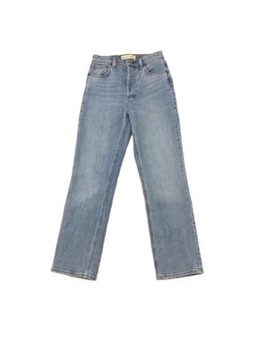 DENIM Forum Arlo High Rise straight jeans 25” x 28”